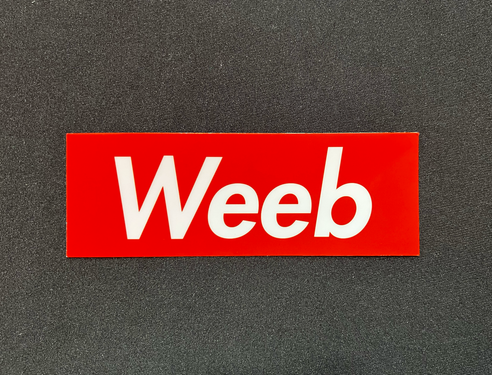 Weeb Stickers Weeb | Slap Sticker – Waifu Wares